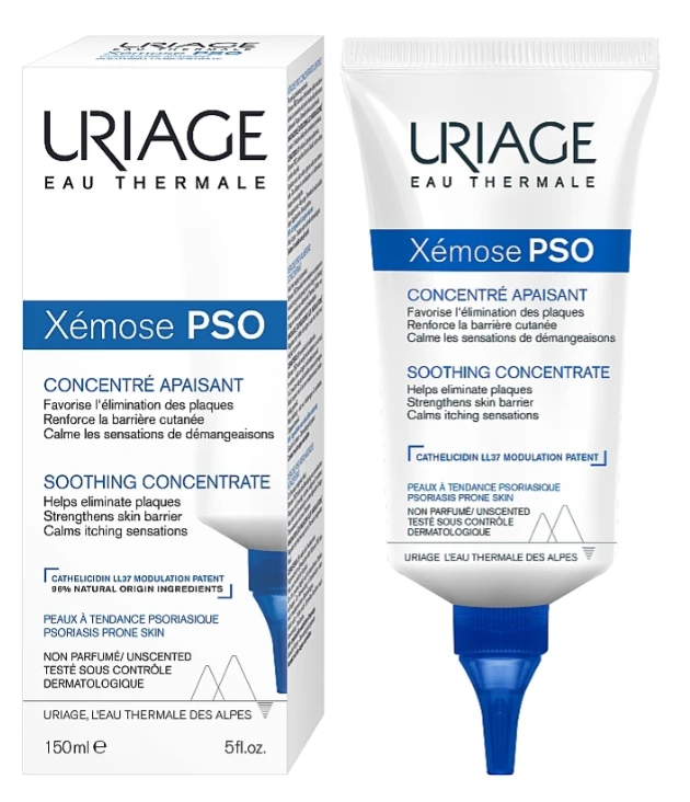 Uriage Xémose PSO Soothing Concentrate raminamasis koncentratas, 150 ml