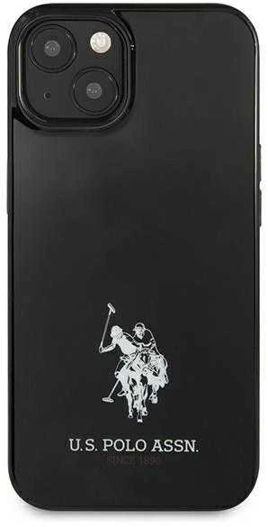 Us Polo Assn US Polo USHCP13SUMHK Apple iPhone 13 mini 5,4″ juodos spalvos kietas dėklas Horses Logo
