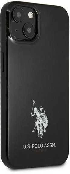 Us Polo Assn US Polo USHCP13SUMHK Apple iPhone 13 mini 5,4″ juodos spalvos kietas dėklas Horses Logo