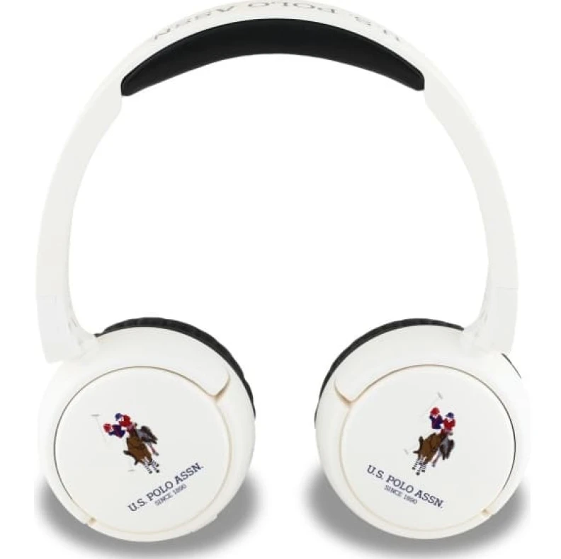 Us Polo Assn US Polo Ausinės Bluetooth USHPV6PUNH baltos spalvos DH Color Logo