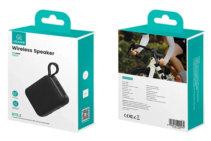 USAMS Kolonėlė YK Series Bluetooth 5.3 1200mAh TWS YX15YX01 (US-YX015)