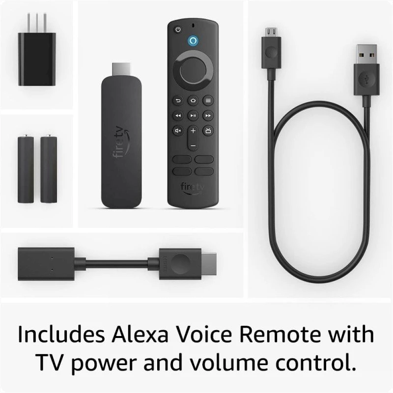 Vaizdo grotuvas „Amazon Fire TV Stick 4K Plus“ su „Wi-Fi 6“ palaikymu ir transliacija „Dolby Vision“ / „Atmos“ bei HDR10+ formatais