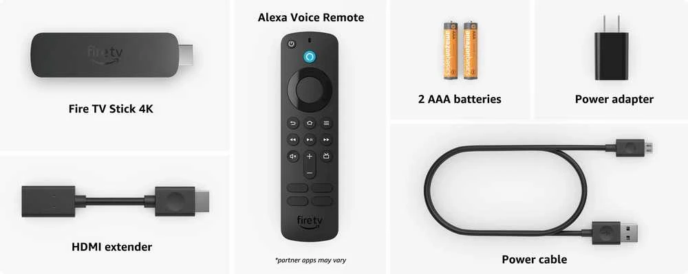 Vaizdo grotuvas „Amazon Fire TV Stick 4K 2024“.