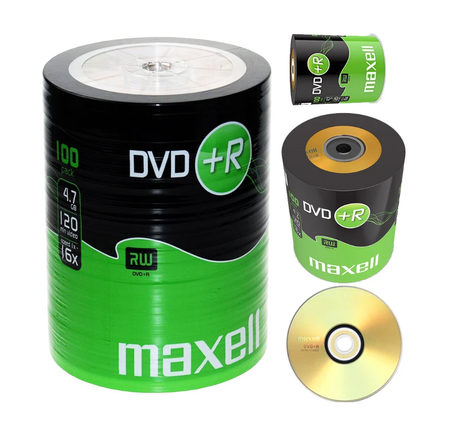 Maxell DVD + R 4,7 GB 16x100 vnt (275737.30.TW)