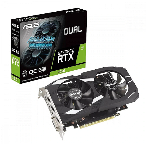 Vaizdo plokštė ASUS Dual GeForce RTX 3050 OC Edition 6GB GDDR6