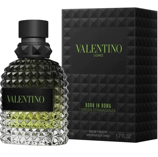Kvepalai vyrams Valentino Uomo Born In Roma Green Stravaganza EDT, 50 ml