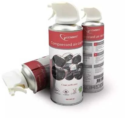 Valiklis Gembird | Suslėgto oro dulkių šluostė (degi) | Oro dulkės | 400 ml