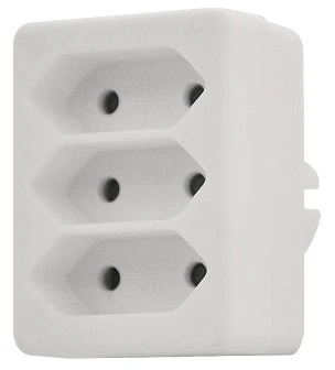 Valueline VLES300C001WH Trišakis adapteris 220V EU