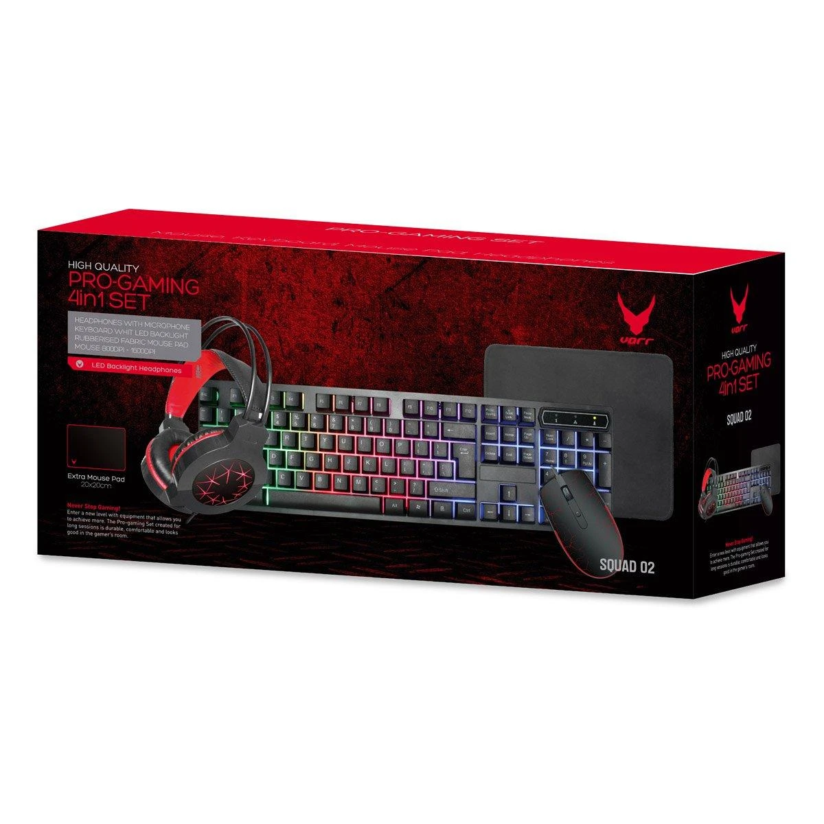 Klaviatūra Varr VG4IN1SET02