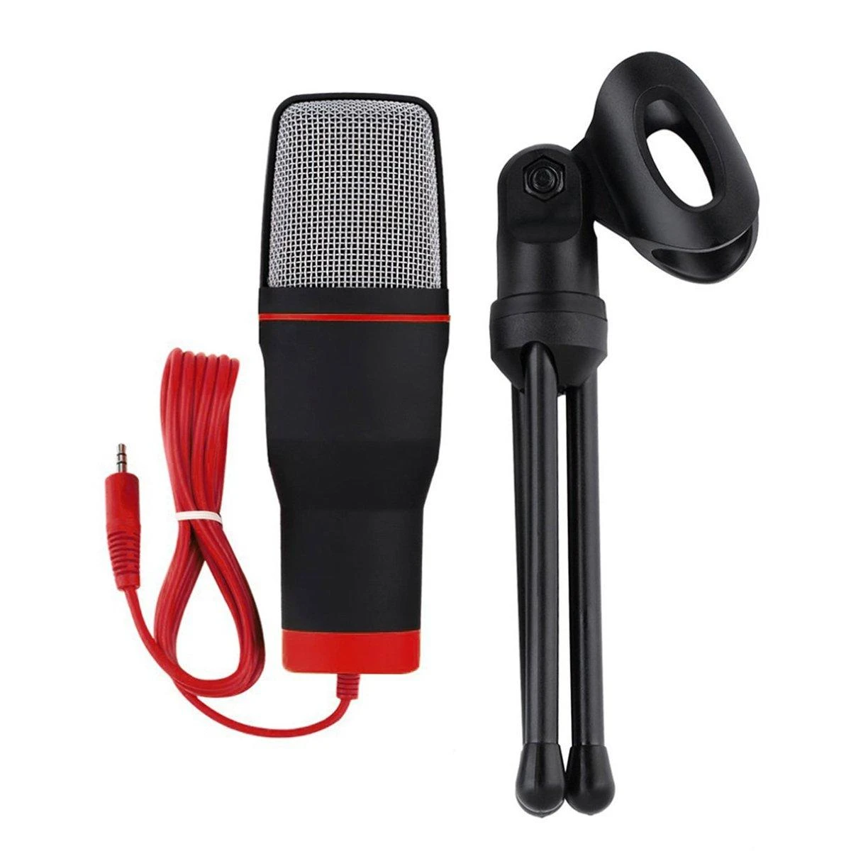 Mikrofonas VARR GAMING MICROPHONE MINI + TRIPOD juodas