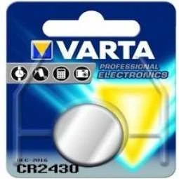 Varta Electronics CR2430 3V 290mAh elementas 6430, 1 vnt.