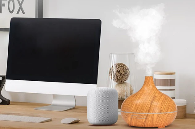 Drėkintuvas Išmanusis Wi-Fi eterinių aliejų difuzorius Meross (HomeKit)