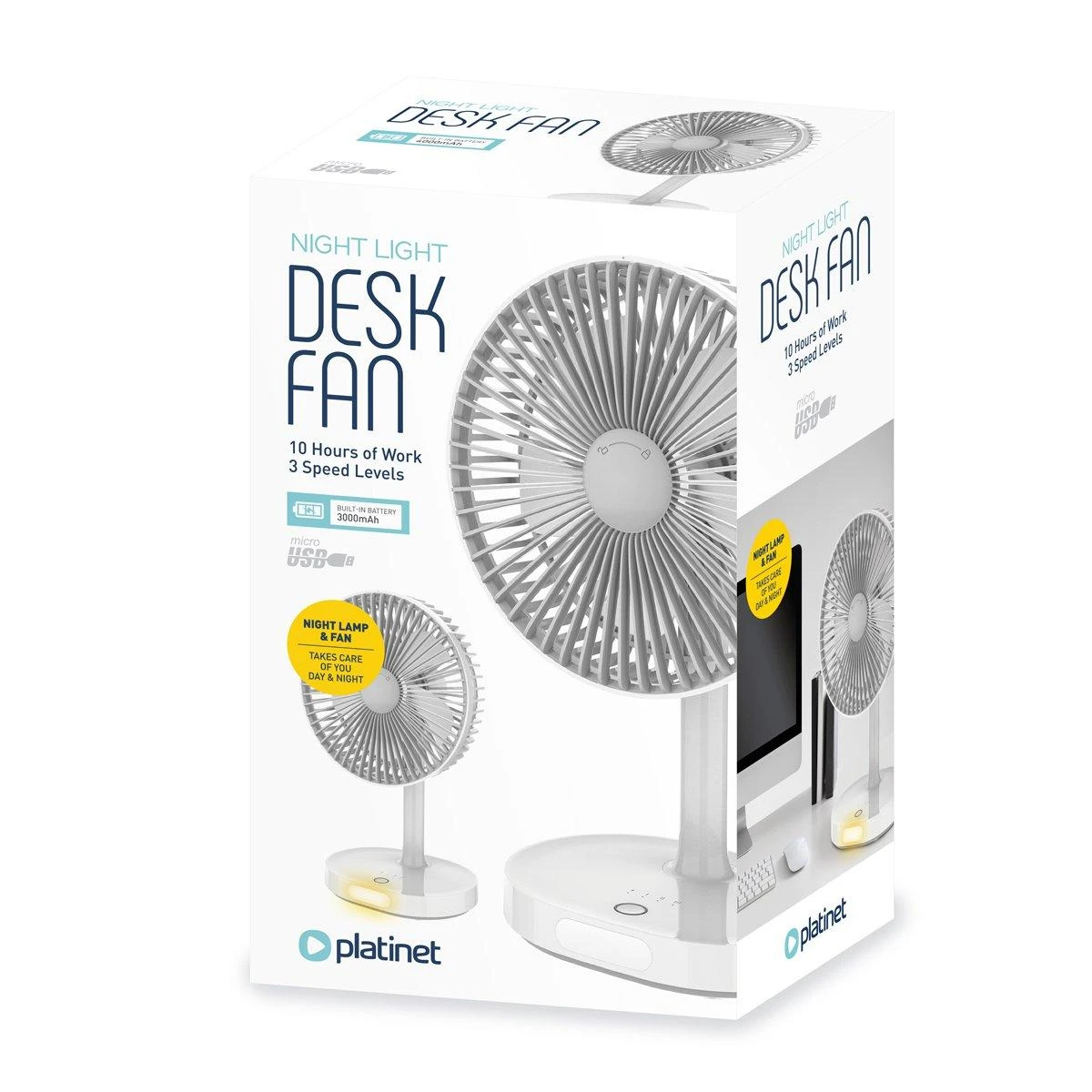 Platinet stalo USB ventiliatorius (PRDF0326)