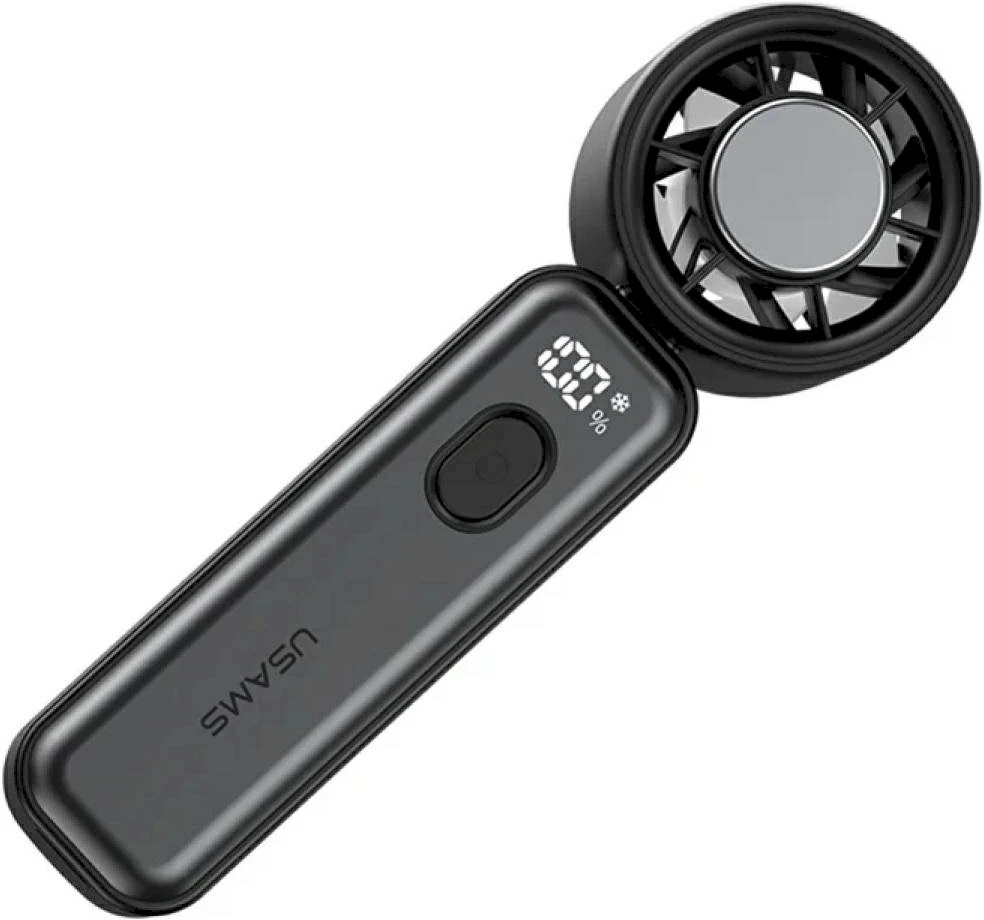 Ventiliatorius „Wiatrak USAMS Ice-Cooling Digital High Speed 2000mAh“ juodas
