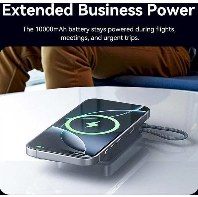 Vention Power bank WRL 10000MAH 35W/pilkas (FKHH0)