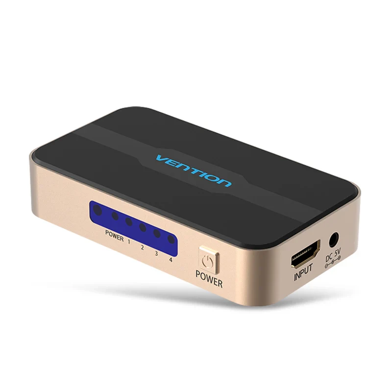 Vention HDMI skirstytuvas su 4 prievadų indikacija