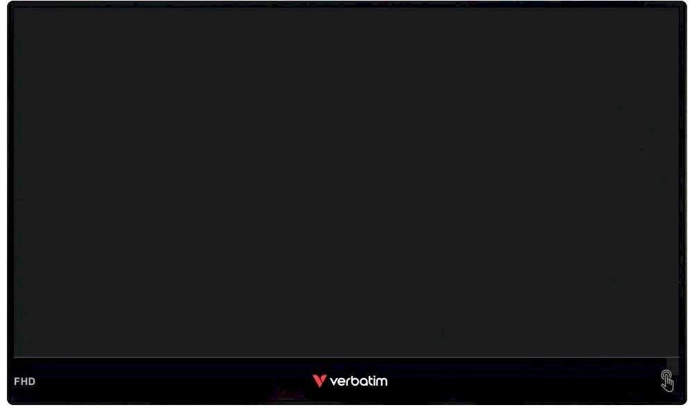 Nešiojamas jutiklinis monitorius Verbatim LIGHT 14" FHD su išorine baterija 5000mAh, juodas 32088