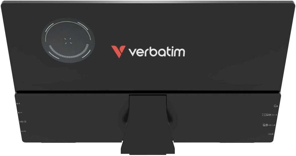 Nešiojamas jutiklinis monitorius Verbatim LIGHT 14" FHD su išorine baterija 5000mAh, juodas 32088