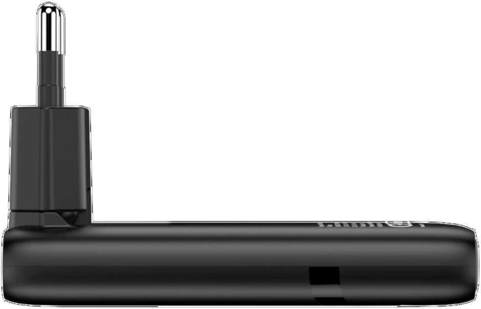 Verbatim GaN kelioninis įkroviklis „Fold ‘n’ Go“ 65W, 2×USB-C PD ES kištukas, Juodas