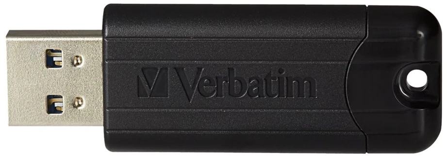 Verbatim PinStripe USB atmintukas 256 GB USB A tipo 3.2 Gen 1 (3.1 Gen 1) Juoda