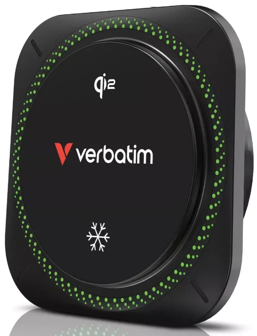 Verbatim įkroviklis automobilinis n Drive Qi2 15W RGB CND-01 juodos spalvos 31860