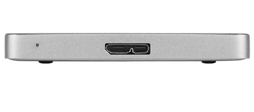 Kietasis diskas Verbatim Store 'n' Go ALU Slim 1TB Sidabrinis – išorinis standusis diskas, USB 3.0 Micro-B