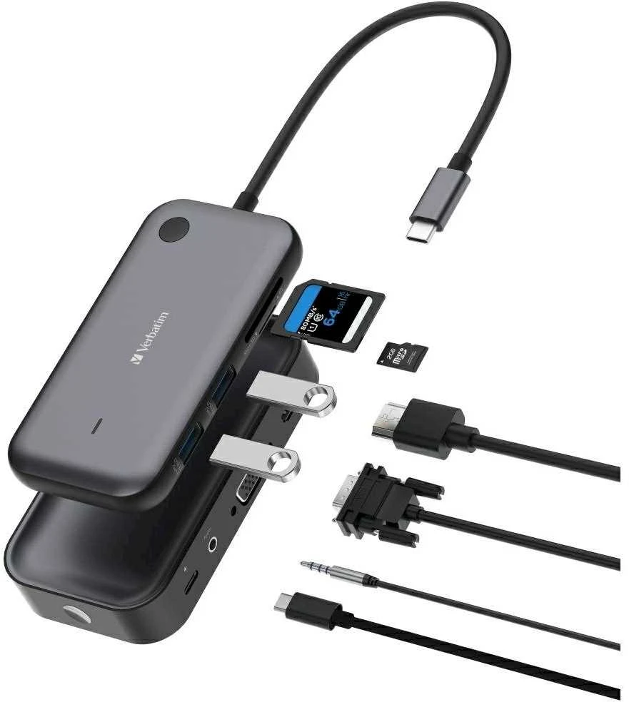 Verbatim Wireless 1080p Ekranas Transmitter Share My Screen juodos spalvos 32146