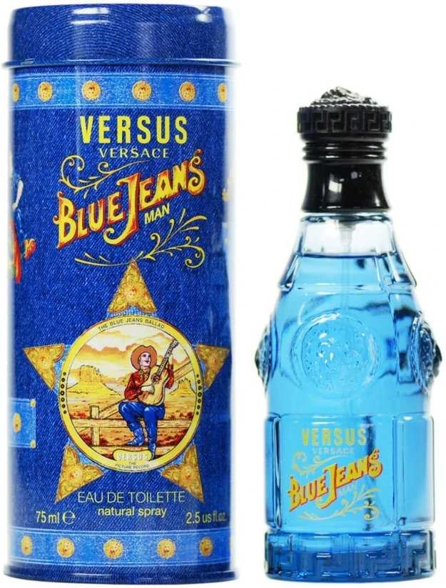 Kvepalai vyrams Versace Blue Jeans EDT, 75 ml