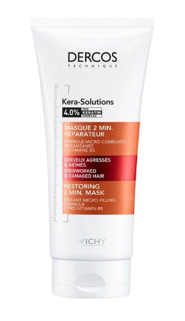 "Vichy Dercos Kera-Solutions" atkuriamoji 2 minučių plaukų kaukė 200ml