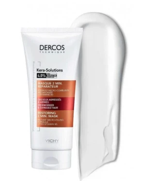 "Vichy Dercos Kera-Solutions" atkuriamoji 2 minučių plaukų kaukė 200ml