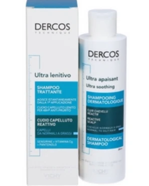 L'Oreal "Vichy Dercos Ultra Smoothing Šampūnas" glotninantis šampūnas 200ml