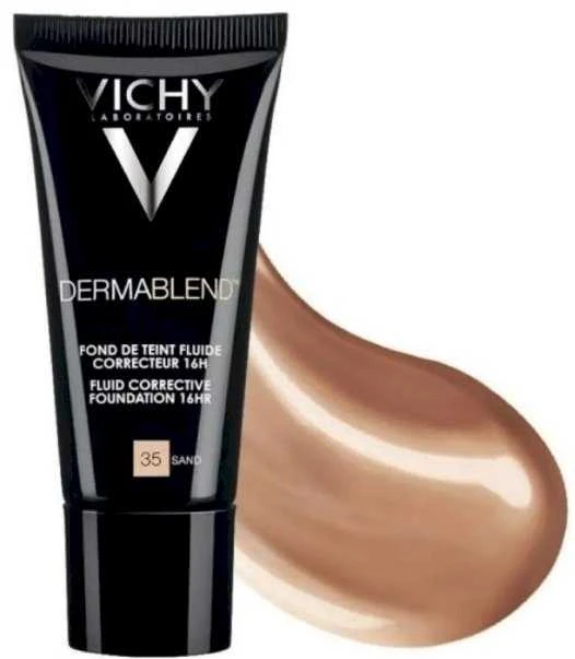 Korekcinis makiažo pagrindas Vichy Dermablend, 35 Sand, 30 ml