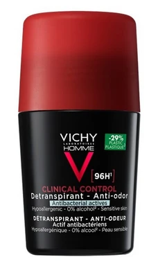 Vichy Homme Clinical Control 96H Detranspirant Rolle Rutulinis dezodorantas vyrams, 50 ml