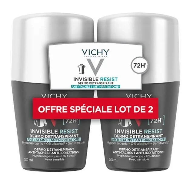 Vichy Homme dviejų rutulinių dezodorantų komplektas