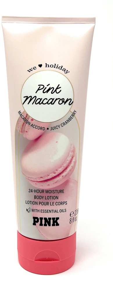 Victoria Secrets Victoria's Secret Rožinė Macaron Moisturizing Losjonas kūnui kūno losjonas, 236 ml