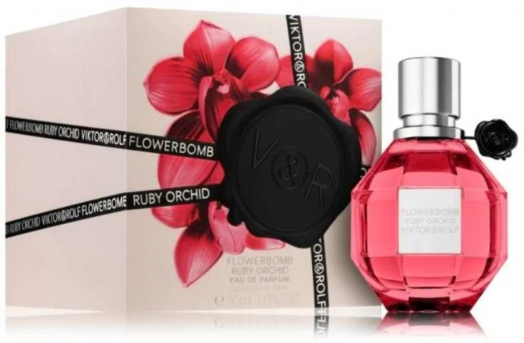 Viktor & Rolf Flowerbomb Ruby Orchid EDP parfumuotas vanduo moterims, 50 ml