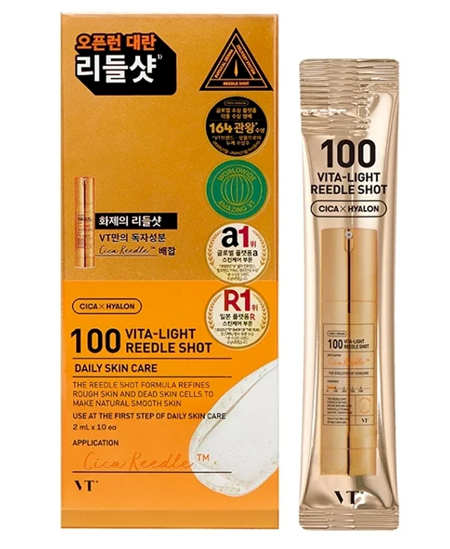 Vt Cosmetics Intensyvaus poveikio veido serumas VT Vita-Light Reedle Shot 100 10x2ml