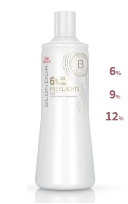 Wella Professionals Blondor Freelights 9% 30 Vol. oksidacinė emulsija, 1000 ml