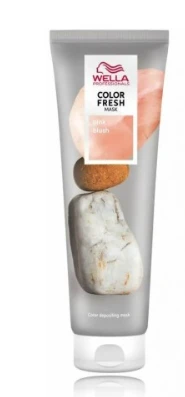 Wella Professionals Color Fresh dažomoji plaukų kaukė, atspalvis: Rožinė Blush, 150 ml