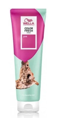 Kaukė suteikianti atspalvį plaukams Wella Color Fresh Mask 150 ml - Rožinė