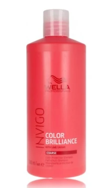 Šampūnas šiurkštiems, dažytiems plaukams Wella Invigo Color Brilliance Coarse 500ml