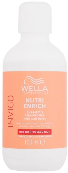 Drėkinamasis plaukų šampūnas Wella Invigo Nutri-Enrich Šampūnas 100ml