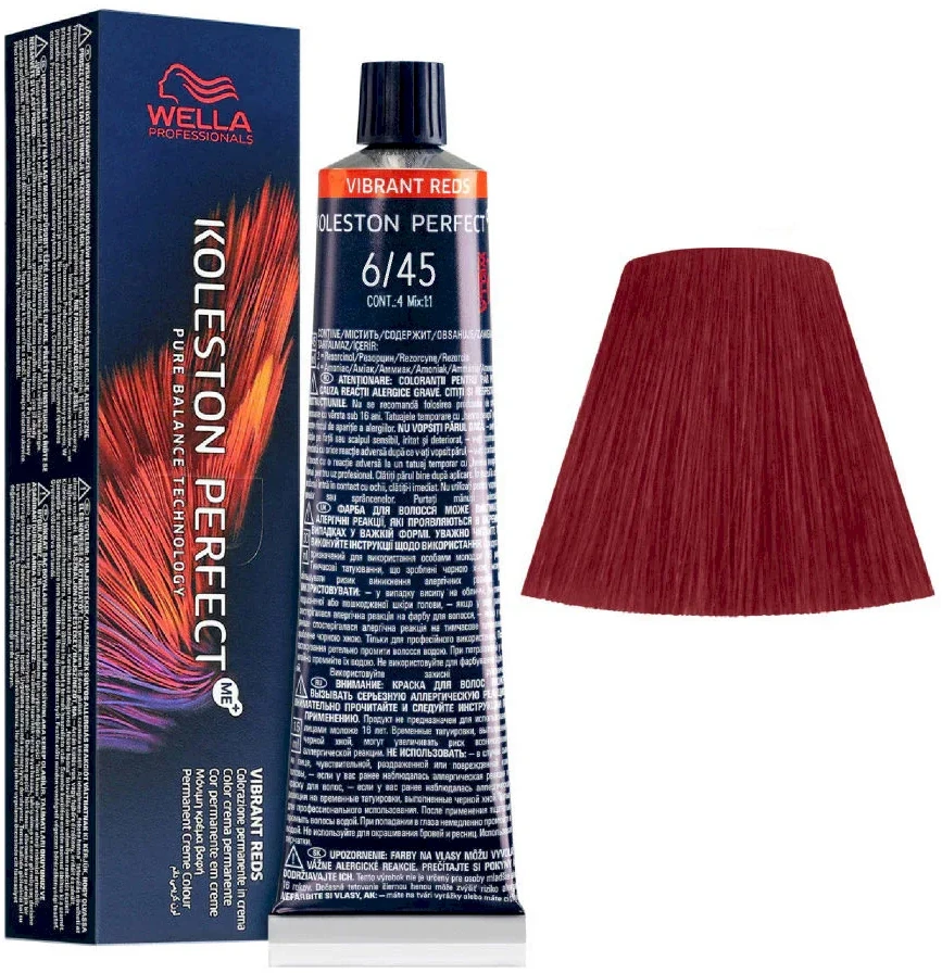 plaukų dažai Wella Kp Vibrant Reds 6-45 60ml Iepgrgbarab