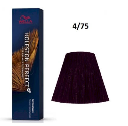 Wella Koleston Perfect Me+ plaukų dažai 60ml - 4/75