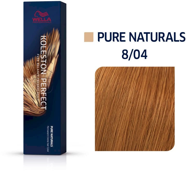 Wella Koleston Perfect Me+ plaukų dažai 60ml - 8/04