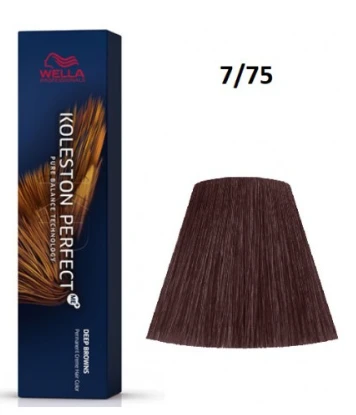 Wella Koleston Perfect Me+ plaukų dažai 60ml - 7/75