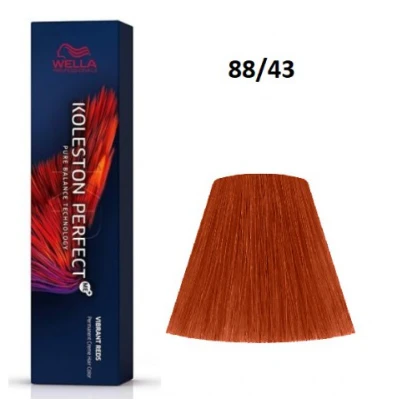 Wella Koleston Perfect Me+ Vibrant Reds plaukų dažai 60ml - 88/43