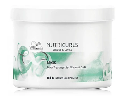 "Wella Nutricurls" kaukė garbanotiems plaukams 500ml