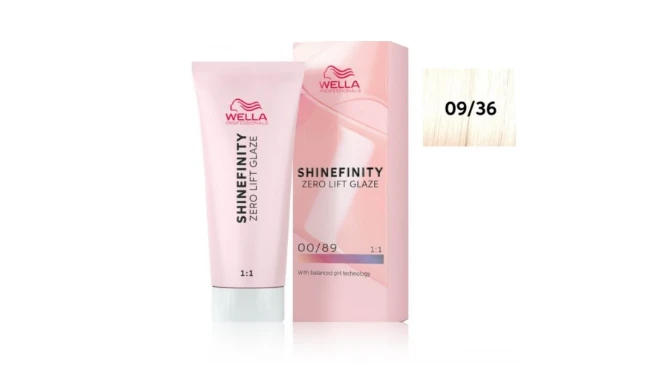 Plaukų dažai Wella Professionals Shinefinity Glaze 60ml - 09/36