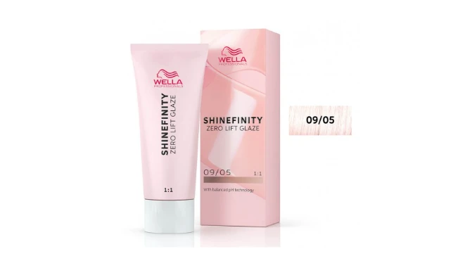 Plaukų dažai Wella Professionals Shinefinity Glaze 60ml - 09/05